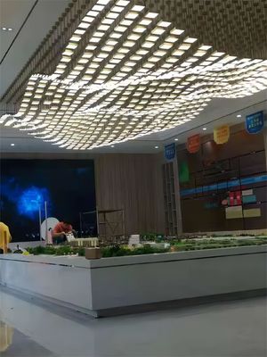 Modern LED Crystal Wave Large Foyer Chandelier Light Custom OEM ODM