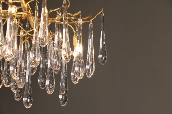 Hot Sale Modern Luxury Indoor Lighting Chandelier Adjustable Height Pendant Lights for Dining Room Ceiling Lighting