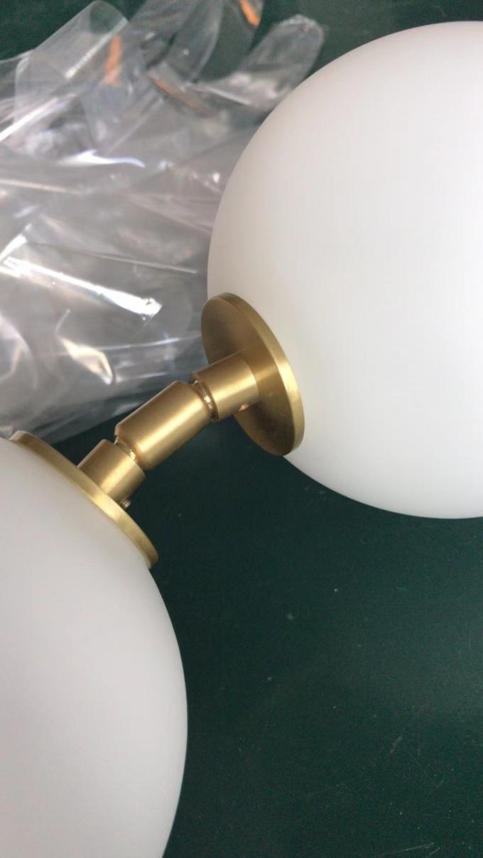 โมเดิร์น โกลเด้น แลนเดอเรอร์ บ้านตกแต่ง ห้องนอน ห้องนั่งเล่น LED แหวนแก้ว เพชรสว่าง 4