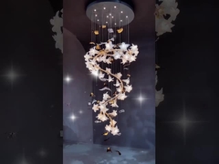 ศิลปะสร้างสรรค์หรูหรา Custom Led Chandelier สําหรับโรงแรม