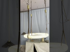 วิลล่า ห้องนั่งเล่น Hollow ห้องนั่งเล่นเต็มทองแดง โคมไฟบรรยากาศ แสง Luxury High-End Flower Lamp Custom