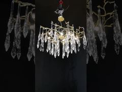 โคมระย้าอะลาบาสเตอร์สไตล์โมเดิร์น มินิมอล สำหรับห้องนั่งเล่น โคมไฟระย้าหรูหราสำหรับวิลล่า ห้องรับประทานอาหาร ห้องนอน