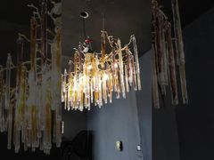 ขอแนะนำโคมไฟระย้าเพชร E14 โคมไฟระย้าทรงกลม แขวนเพดาน กันสนิม 100lm/W สำหรับคุณ