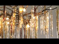 เจาะลึก: โคมไฟเพดานหรูหราทันสมัย ​​CRI สูง สำหรับตกแต่งห้องนั่งเล่น