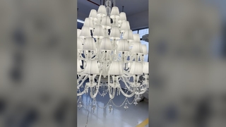 โคมไฟระย้าหินอ่อนหรูหราสำหรับบ้านหรูหรา