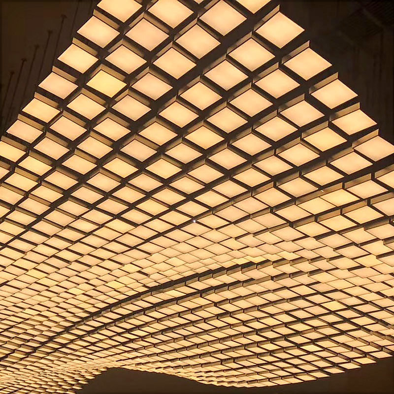 Modern LED Crystal Wave Large Foyer Chandelier Light Custom OEM ODM