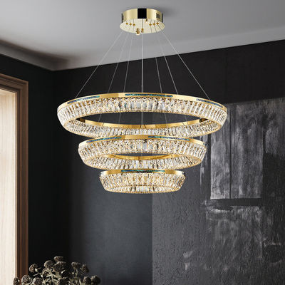 3000K ถึง 6500K สามแหวนคริสตัล โลหิตพาณิชย์ LED
