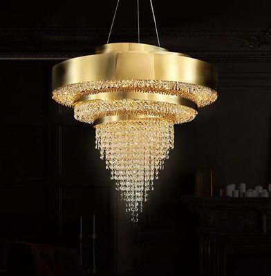 โลหะโปร่งกระจก Custom Pendant ไฟสําหรับโรงแรมและห้องเลี้ยง