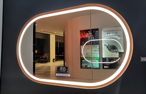 24W 36W 45W 4200K กระจกไฟ LED รูปไข่ทันสมัย ​​OEM ODM