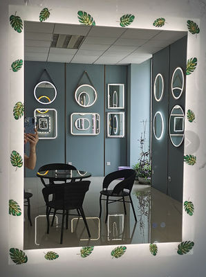 OEM ODM LED กระจกห้องน้ำกระจกเคลือบสี LED Lighted Mirror