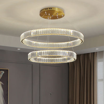สีครอมตามต้องการ Pendant Ceiling Light Entryway Chandelier หลายขนาด
