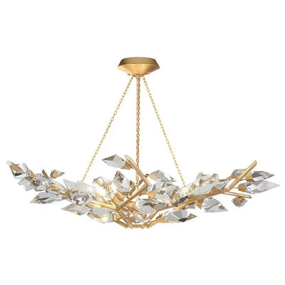 K9 Clear Modern Crystal Creative Chandelier สําหรับห้องนั่งเล่น ห้องอาหาร