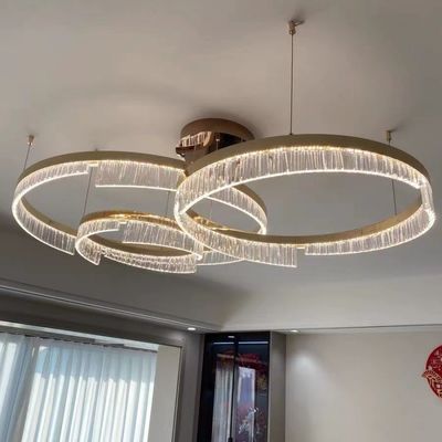 3000 - 6000K ไฟฟ้าเพดาน LED อะคริลิคโมเดิร์น