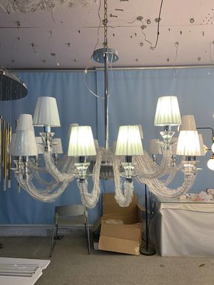 Custom OEM ODM Clear Crystal Chandelier สไตล์คลาสสิคและนิยม