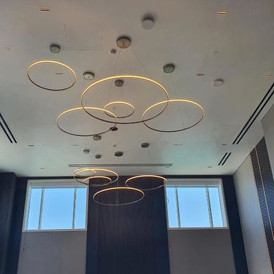 ไฟส่อง LED วงกลมที่กําหนดเอง สําหรับการตกแต่งสถานที่สาธารณะขนาดใหญ่