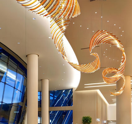 OEM ODM European Style Designer Lighting ไฟสติลยาวกระจก Pendant Light 3000K