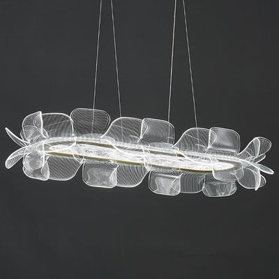 การแสดงสีสูง LED ชัดเจน Acrylic Chandelier ความสวยงาม คุณภาพสูง