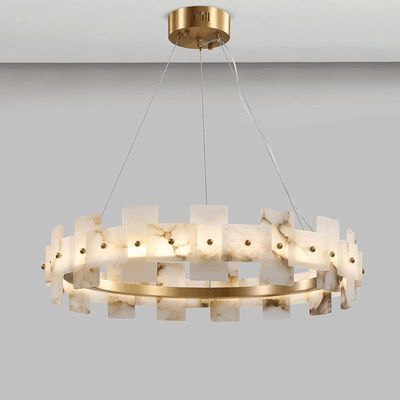 Home Decor Circle LED Luxury Modern Pendant Light วงจรไฟฟ้ากระเบื้องกระเบื้อง