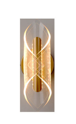 โคมไฟหน้าเตียง โคมไฟหน้าผนัง LED แบบทันสมัยและเรียบง่าย โคมไฟทางเดินห้องรับแขก โคมไฟหน้าผนัง