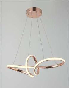ทอง ยุโรปเหนือ อัลลูมิเนียมโมเดิร์น ไฟบ้าน โครม LED แหลมแสง Pendant Light