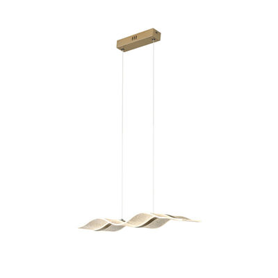 Nordic Chandelier รุ่นโมเดิร์นหรูหรา ขนาดใหญ่ สายยาว รูปคลื่น แคมป์อะคริลิค บาร์ โรงแรม บ้านตกแต่ง แคมป์แขวน