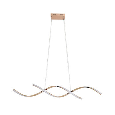 โมเดิร์น โฮม รีสอร์ท LED Pendant Light ธรรมดา ดําทอง อลูมิเนียม