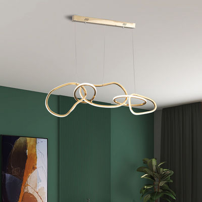 โกลเด้นครอส ริง แลนเดียร์ หลอดสอดหรู โมเดิร์น LED Circle Ring Pendant Lights