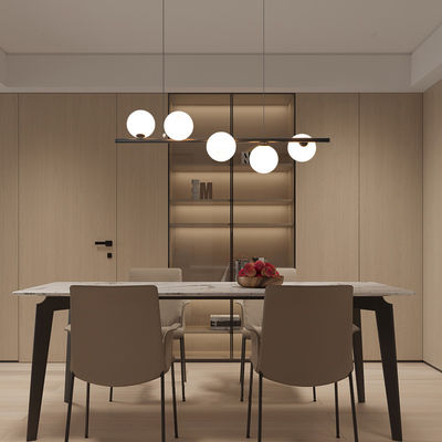 เครื่องประดับบ้าน ห้องอาหาร โมเดิร์น Pendant Lights แก้วแขวนไฟ บ้าน ห้องนอน การออกแบบศิลปะ Glass Ball