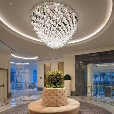 ปรับแต่งขนาดใหญ่ โมเดิร์นธรรมดา มือเป่าแก้ว Pendant ไฟ Nordic Creative Lamp สําหรับโรงแรม Lobby Restaurant