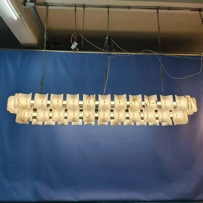 โคมไฟเพดาน LED สไตล์โมเดิร์น มินิมอล สำหรับโรงแรม บ้าน วิลล่า โคมไฟเพดานหินอ่อน โคมไฟระย้า