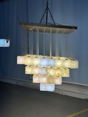 โมเดิร์น นาทรีมาร์บอร์ แหลมเพชร หรูธรรมชาติสเปน วิลล่า ห้องนั่งเล่น โคมไฟ โรงแรม แหลมเพชร